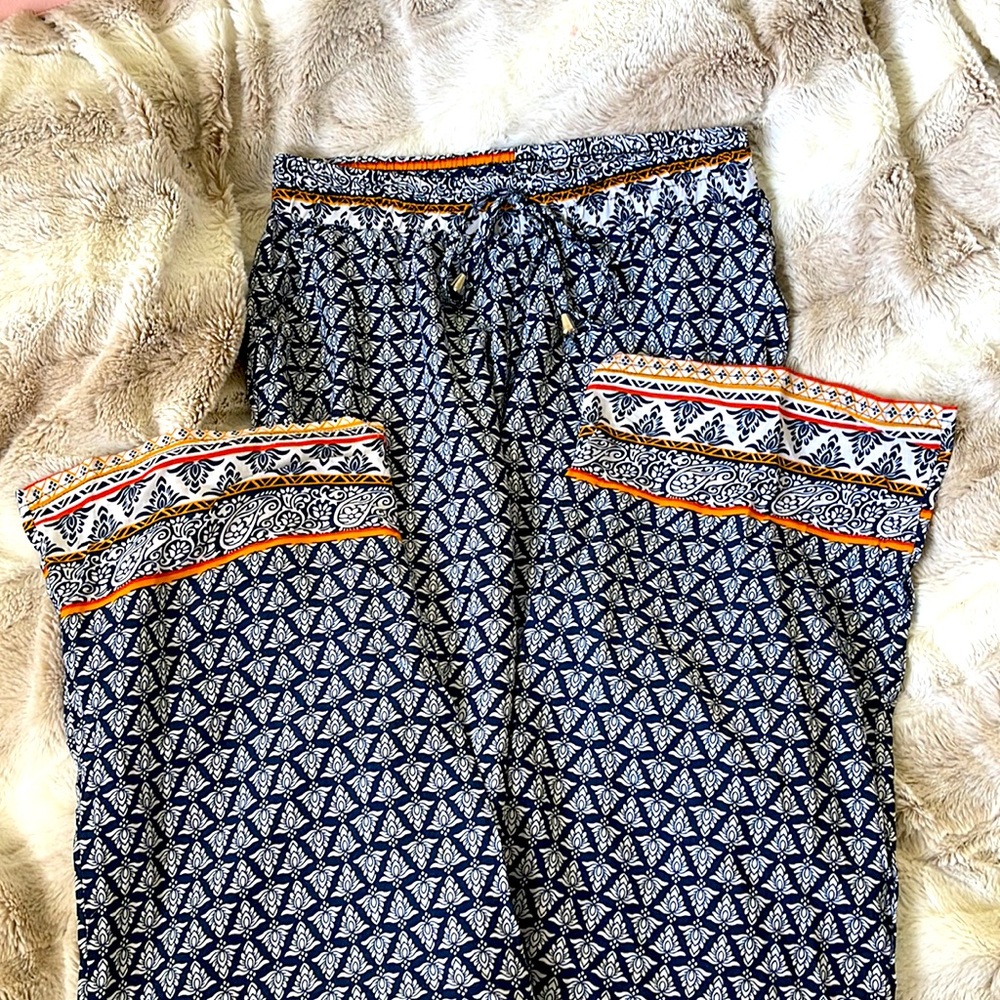 Formal Or Casual Cotton Pajama Pants with Pockets.